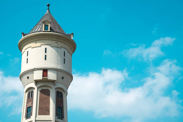 istock white water tower in Roosendaal, The Netherlands, space for text 962202914