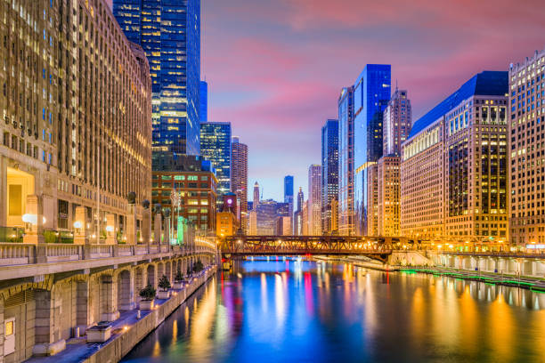 istock Chicago, Illinois, USA Cityscape 962203728