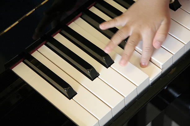 istock child hands on a piano keyboard 96221135