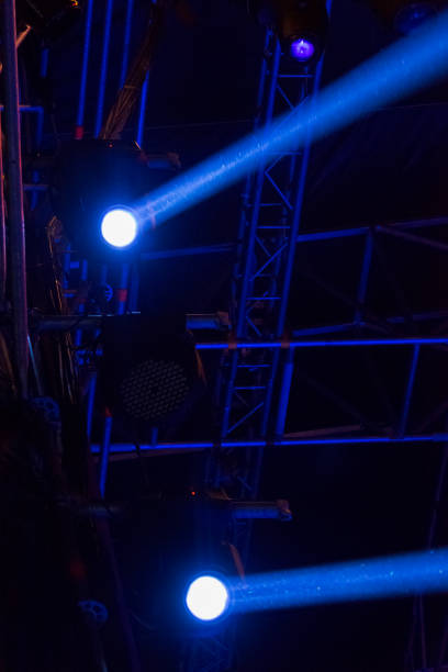 istock stage lighting effect in the dark in Guatemala. 962215204