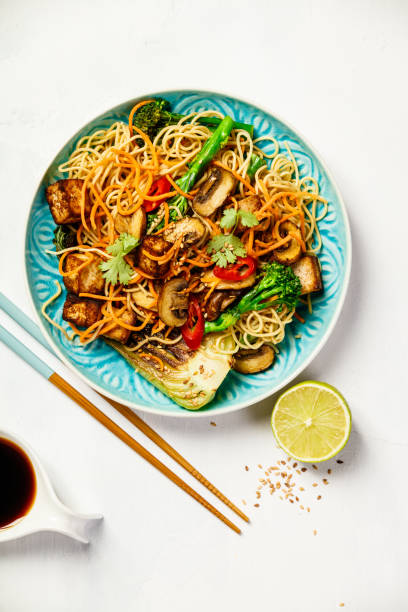 istock Asian Tofu Soba Noodle Bowl 962215386