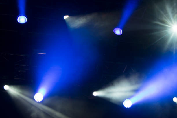 istock stage lighting effect in the dark in Guatemala. 962215414