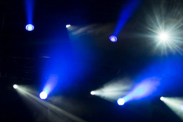 istock stage lighting effect in the dark in Guatemala. 962215494