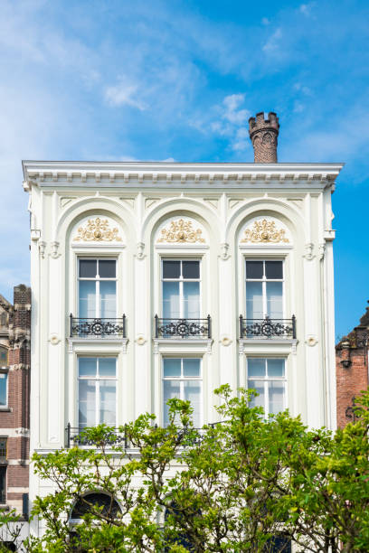white building Utrecht, Holland