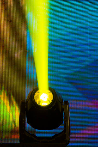 istock Yellow concert lights led light in Guatemala. 962216374