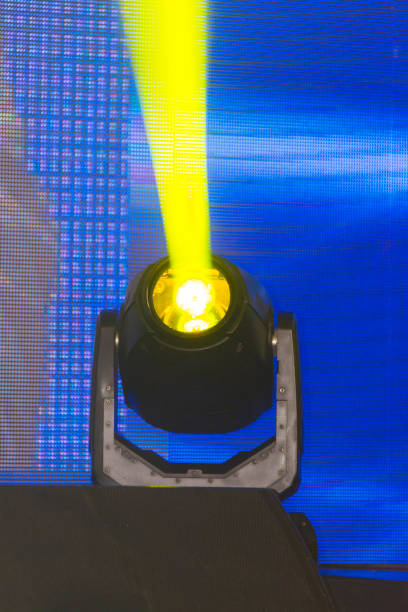 istock Yellow concert lights led light in Guatemala. 962216382