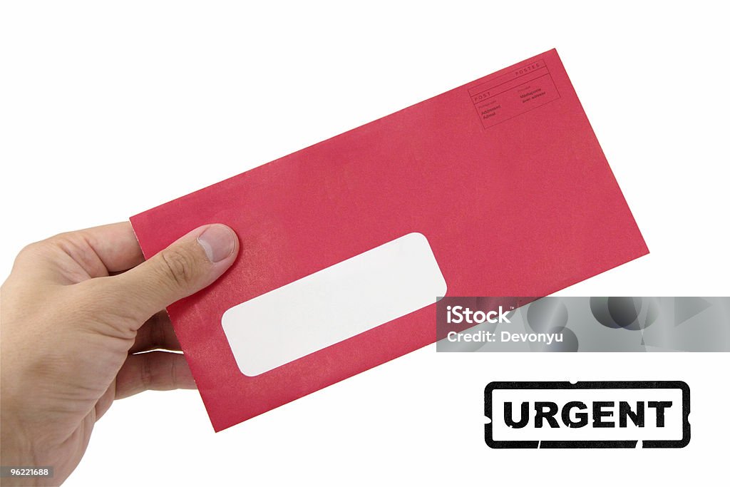 Enveloppe rouge chinoise - Photo de Envoyez libre de droits
