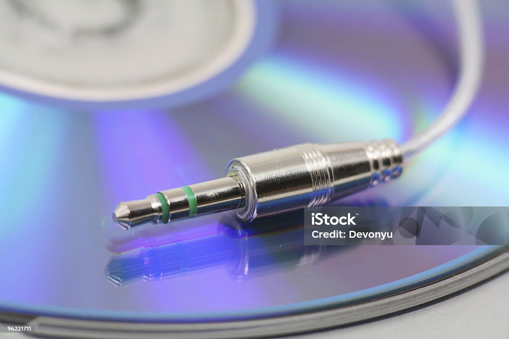 Concepto de la música conexión a mp3 - Foto de stock de Música libre de derechos