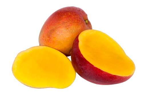 Mango fruit  on the white background. Tommy Atkins