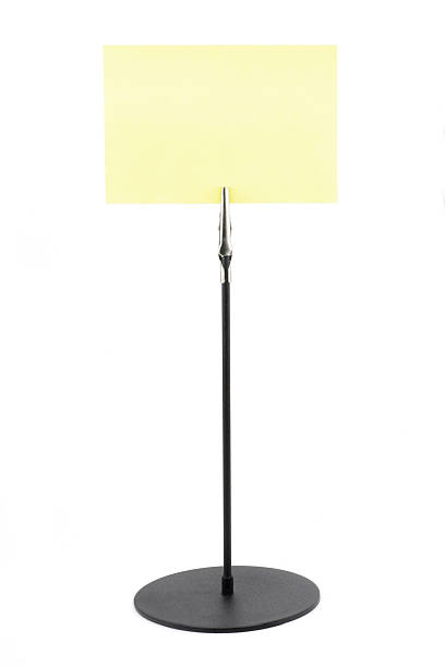 istock Holder with a yellow paper 96222223