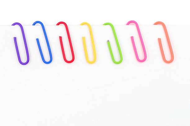 istock colorful paper clip 96222228