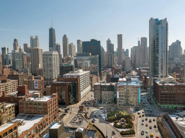istock Chicago Downtown Aerial 962225240
