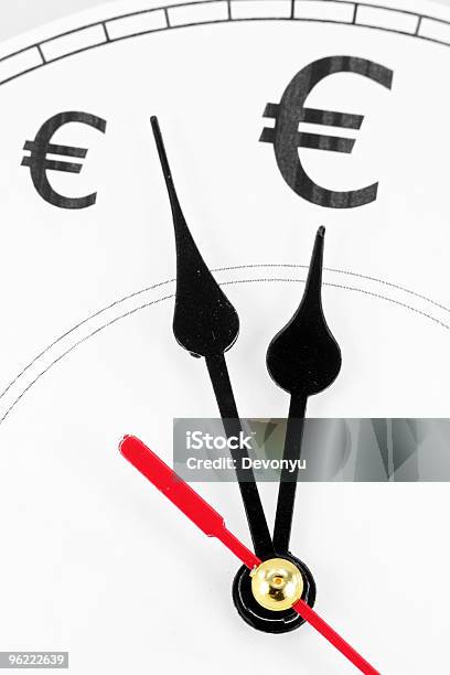 Euro Il Tempo È Denaro - Fotografie stock e altre immagini di Affari - Affari, Composizione verticale, Europa - Continente