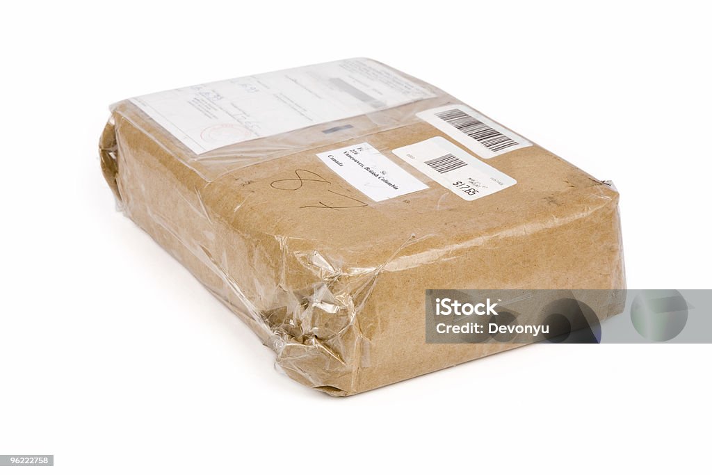 Packpapier-package - Lizenzfrei Schachtel Stock-Foto