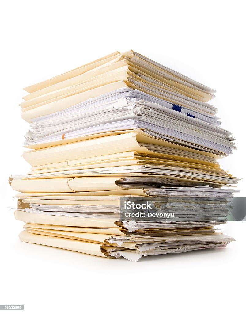 Pile de fichier - Photo de Affaires libre de droits