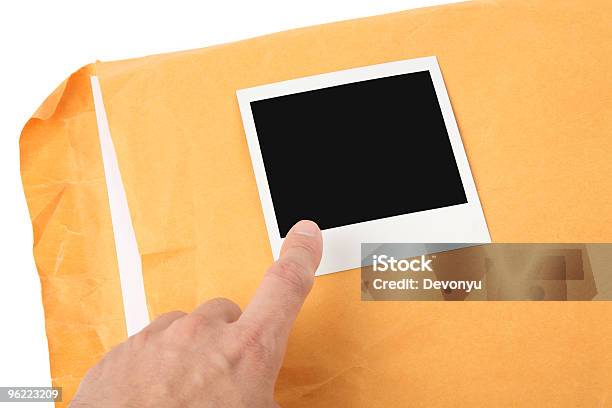 Big Envelope And Photo Stock Photo - Download Image Now - Bag, Business, Color Image