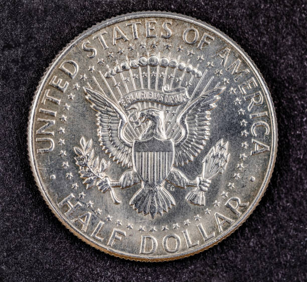 istock Silver half dollar coin of john Fitzgerald kennedy 962236168