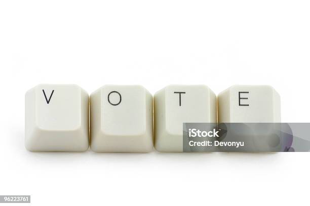 Foto de Conceito De Online De Votação e mais fotos de stock de Computador - Computador, Eleição, Fotografia - Imagem