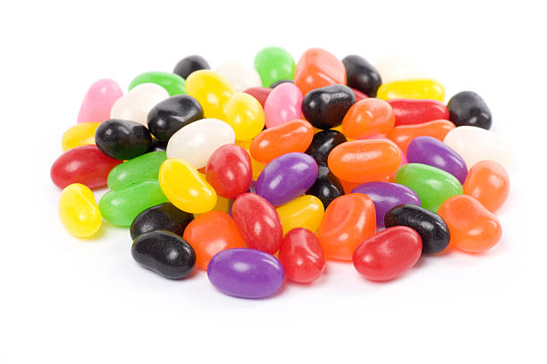 istock Pile of jellybean son white background 96224148