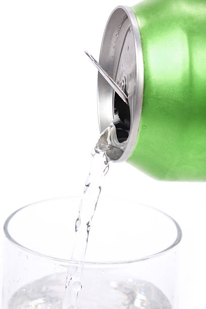 istock green soda can and glass 96224313
