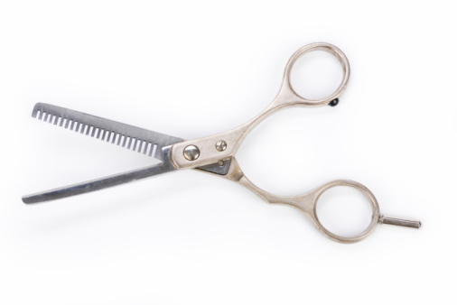 Hair Thinning Scissors Stock Photo - Download Image Now - Barber,  Beautician, Beauty - iStock