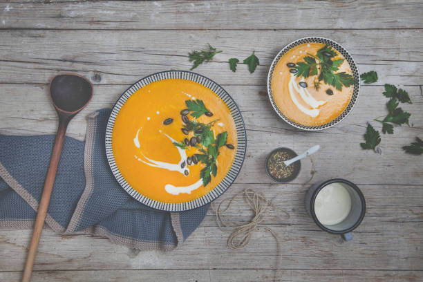 istock High Angle View Of Food In Bowls On Table 962252092