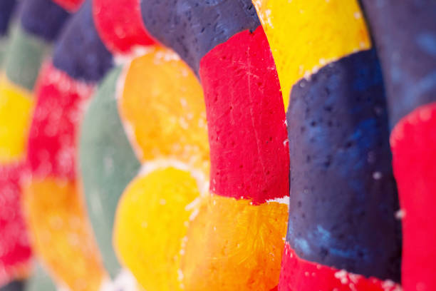 istock Fake colorful candy made by foam 962255478