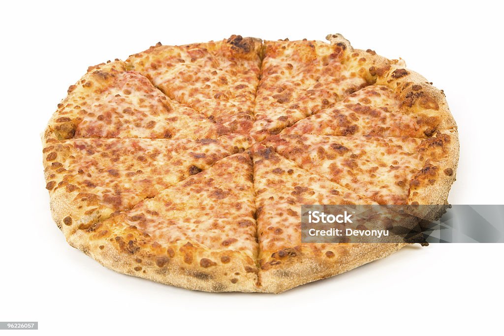 Pizza de queijo - Foto de stock de Alimentação Não-saudável royalty-free
