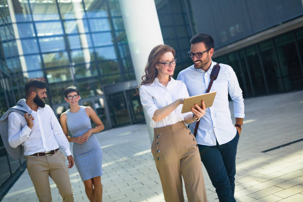istock Business coworkers discussing new ideas 962261524