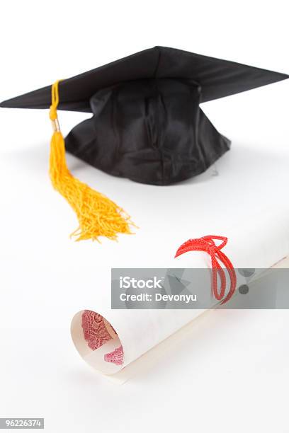 Black Mortarboard Stock Photo - Download Image Now - Mortarboard, Achievement, Backgrounds