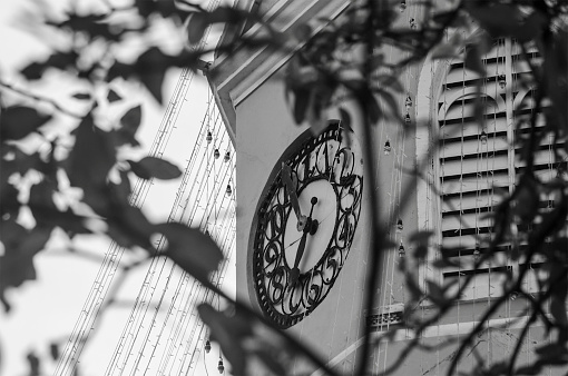 public clock in cartagena