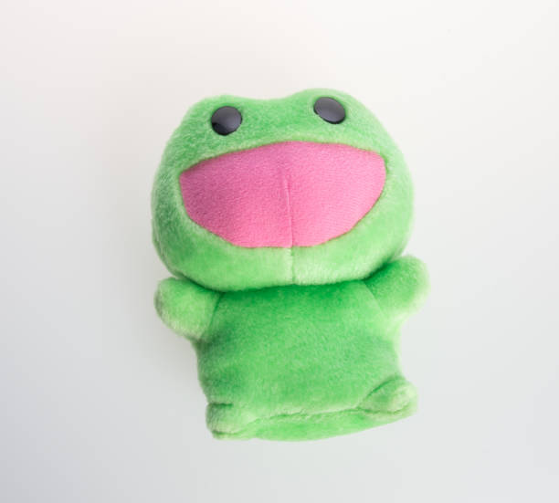 istock toy or frog soft toy on the background 962267716