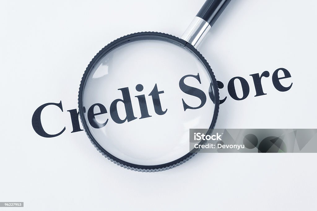 Pontuação de crédito - Foto de stock de Relatório de crédito royalty-free