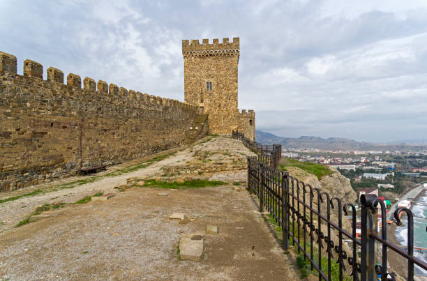istock Genoese fortress in Sudak, Crimea. 962287358
