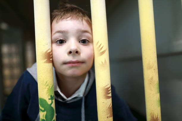 istock Child in toy cage 962287806