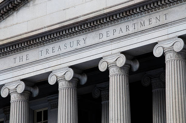 United States Treasury Department stock photo