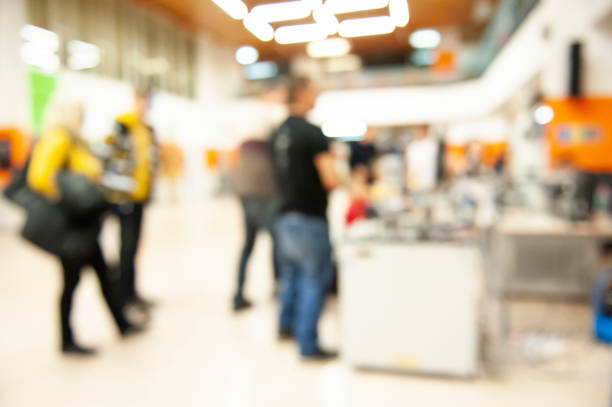 People at a Trade Exhibition