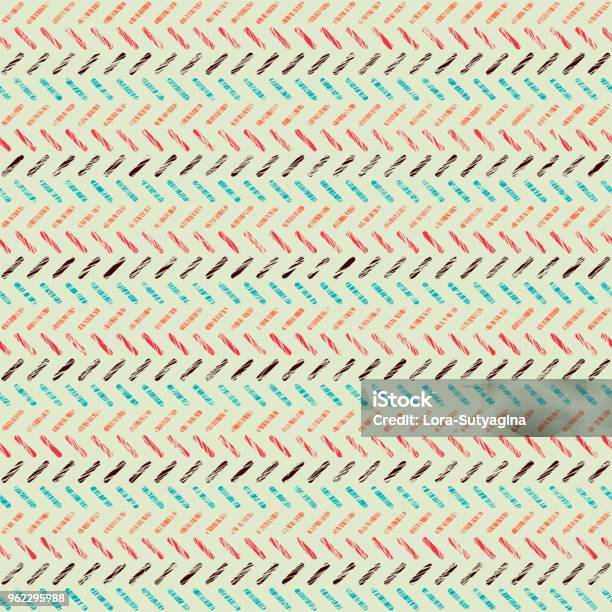 Scratched Texture Abstract Seamless Pattern Stock Illustration ...