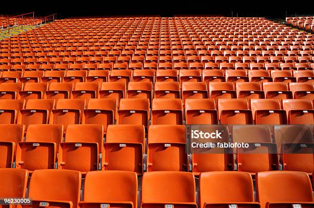 Stadium Seats Stock Photo - Download Image Now - Chair, Color Image, Horizontal