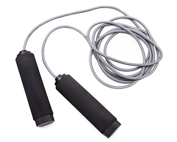 Fitness jumping rope stock photo