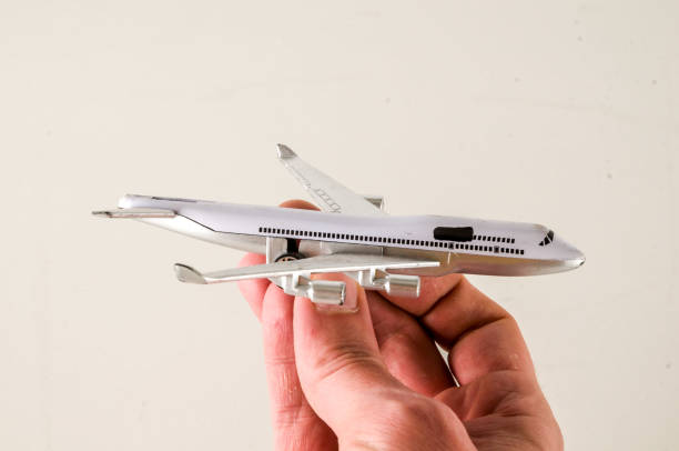 istock Close-up of toy airplane 962316086