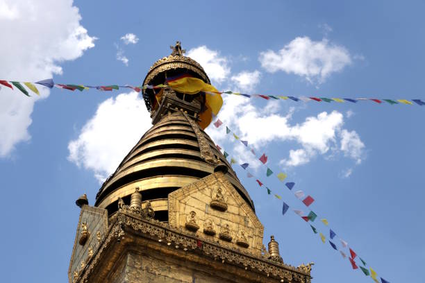 istock Stupa in Swayambhunath-Monkey temple, Kathmandu, Nepal 962319352