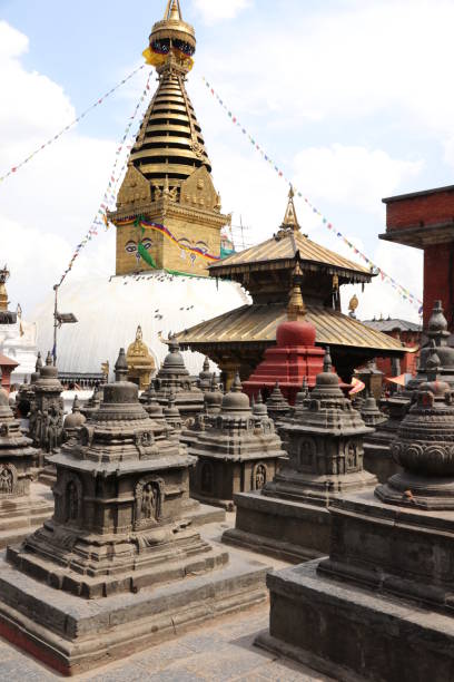 istock Stupa in Swayambhunath-Monkey temple , Kathmandu, Nepal. 962326260