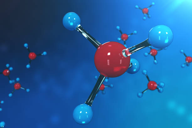 istock 3D rendering molecules. Atoms bacgkround. Medical background for banner or flyer. Molecular structure at the atomic level. 962329626