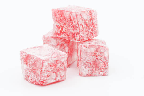 istock Turkish delight lokum with rose aroma 962330768