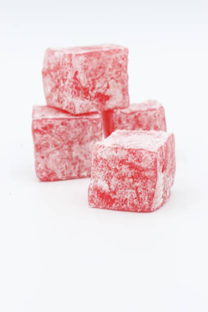 istock Turkish delight lokum with rose aroma 962330774
