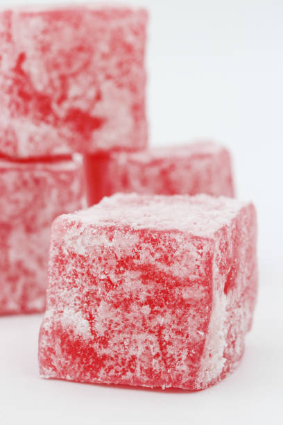 istock Turkish delight lokum with rose aroma 962330814