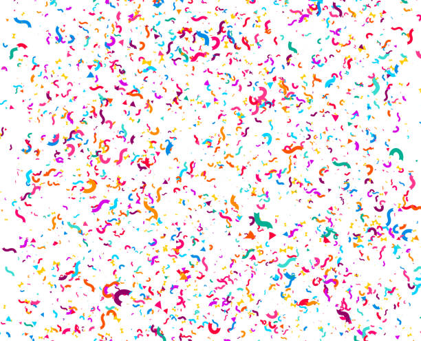 istock Carnaval or Festival Confetti. Colorful pieces. 962334608