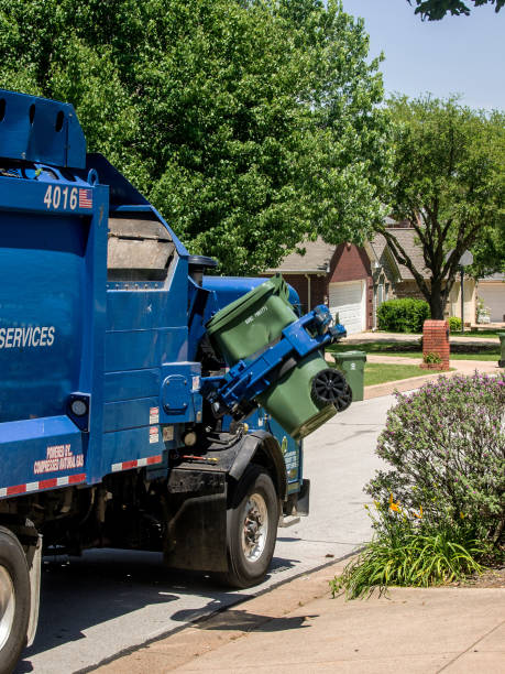 Recycling robot collection stock photo