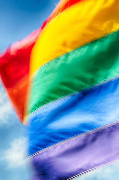 istock Gay Pride Rainbow Flag in Bright Summer Sun 962340814
